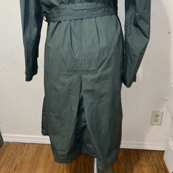 Vintage Union Made Trench Coat New York double breasted  mcm Unisex - Picture 8 of 13